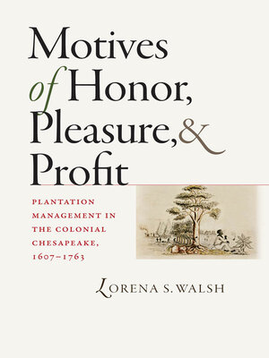 cover image of Motives of Honor, Pleasure, and Profit